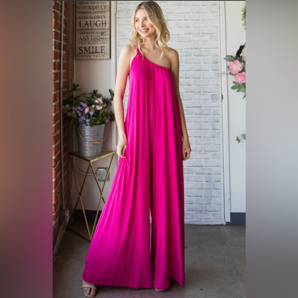 Fuschia Jumpsuit
